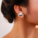 Brinco Aurora das Libélulas banhado em Ouro 18k — Desperte seu brilho mais raro